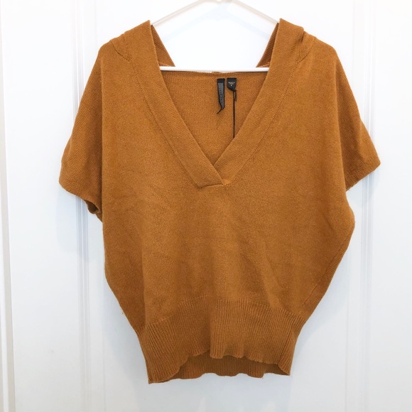 Nine West Sweaters - NWT Nine West Maya V Neck Spice Sweater Hoodie S